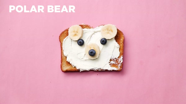 Polar Bear Toast for Kids