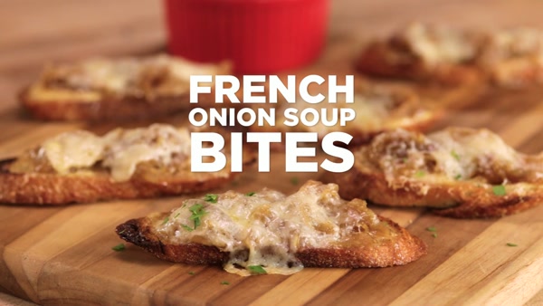 French onion soup bites