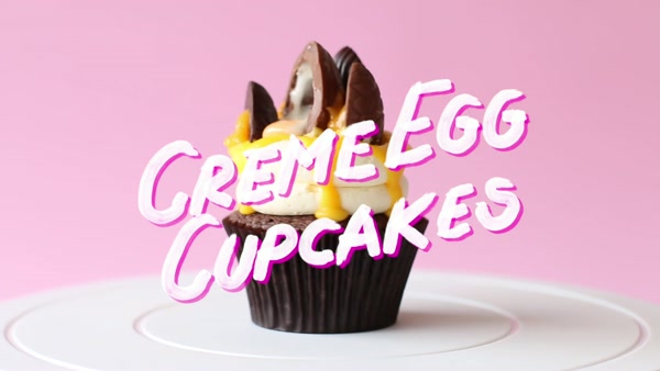 Creme egg cupcakes